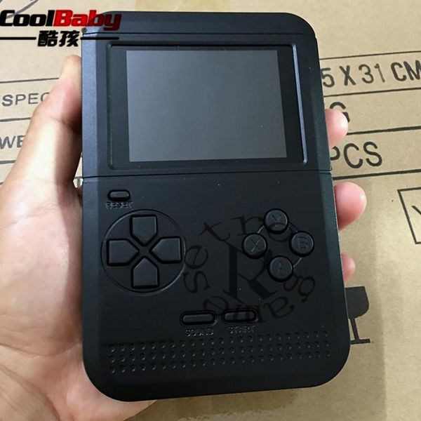 

10pcs q1 portable retro mini handheld game console 8 bit 2.6 inch lcd color colour children player built-in 300 games players