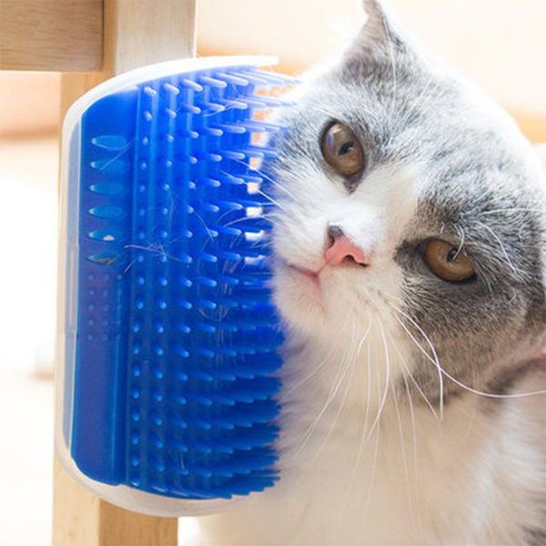 

cat toys pet self groomer toy for grooming tool hair removal brush dogs comb shedding trimming massage device with catoy