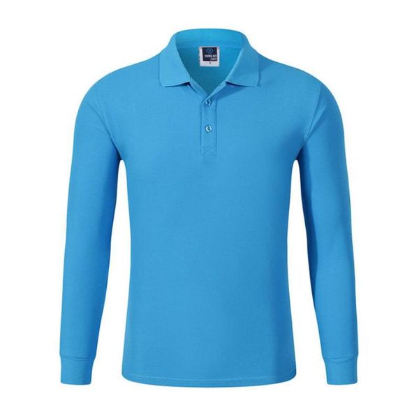 

men's polos men shirts plain long sleeves size s-4xlturn down collar cotton blended hombre casual, White;black