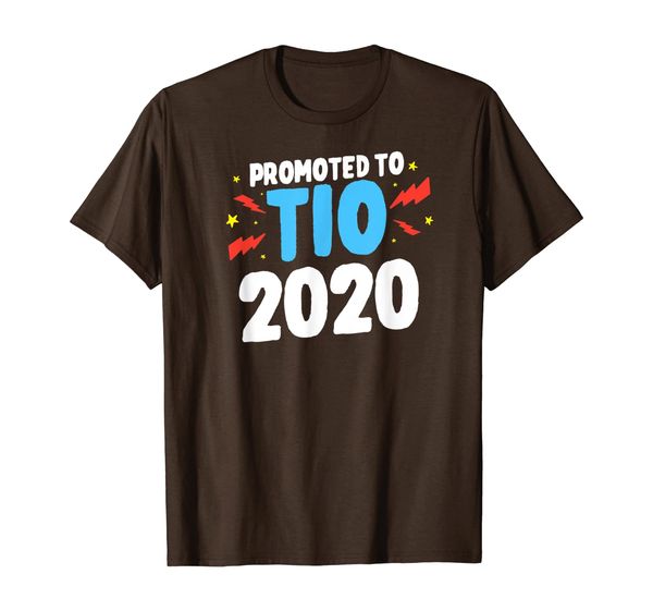 

Promoted To Tio 2020 Mexican Uncle T-Shirt, White;black
