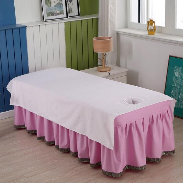 

sheets & sets beauty salon bed sheet cotton massage with hole 80x190cm/100x200cm