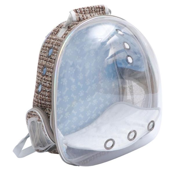 

transparent cat backpack pet outdoor storage bag breathable portable handbag travel pouch for dog car seat covers