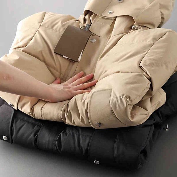 

men parkas winter coats digner down et mens hooded classic hood casual fashion outdoor warm unisex, Black