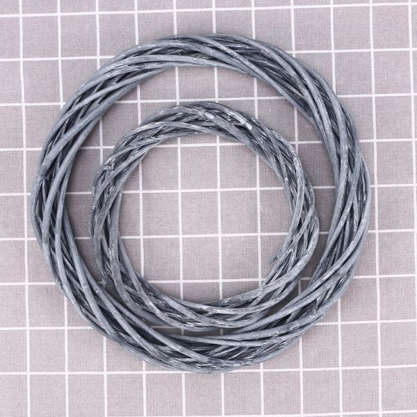 

1pc decorative wooden grapevine vine branch wreath twig for garden door craft house decor flowers & wreaths