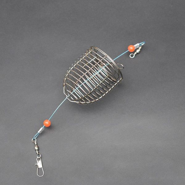 

fishing hooks nest cage bait stainless steel supplies gadgets gear