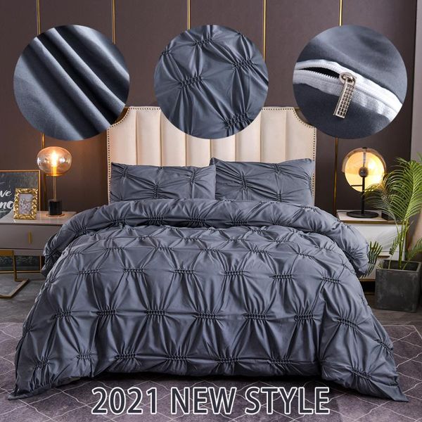 

bedding sets 2021 jacquard satin bed linen set luxury  cover linens for home