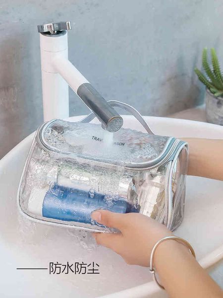 

cosmetic bags travel transparent pvc bag large capacity washing women's s storage