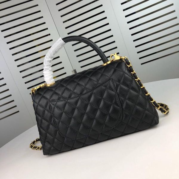 

fashion women caviar leather shoulder bag designer design classic quilted flap chain crossbody bags pur
