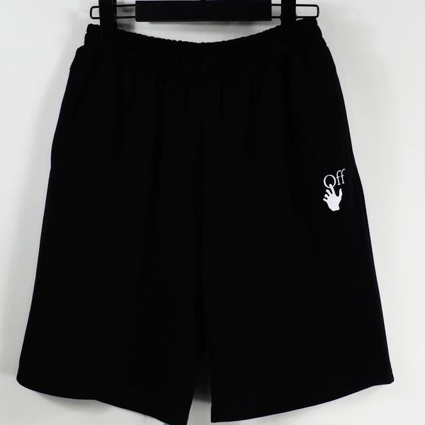 

2021 spring and summer new off gray melting arrow pattern casual shorts for men women, White;black