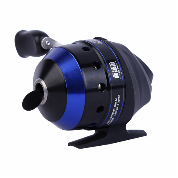 

fishing reels for slings shooting fish use dart metal closed wheel +fishing seat outdoor hunting baitcasting