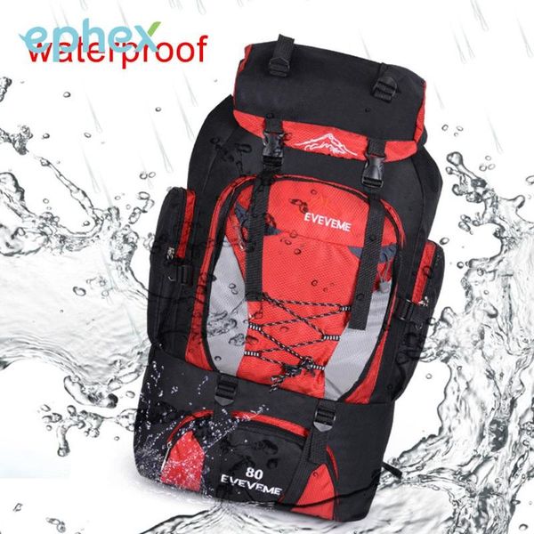 

outdoor bags practical picnic military accessorie camping bag waterproof nylon 80l drawstring outdoors hunting traveling backpack