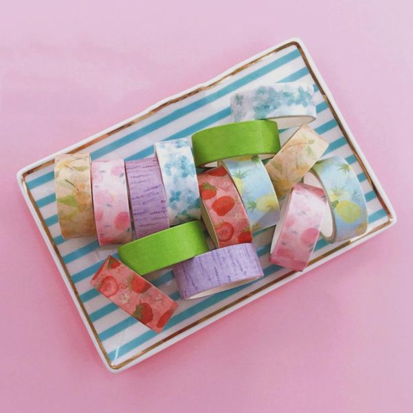

gift wrap 1roll masking paper tape hand account decoration diy stationery note journal stickers supplies