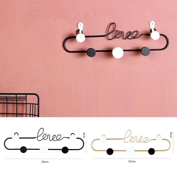 

hooks & rails coat rack wall mounted modern hook entrance hanger creative key decor sturdy accessories living room art decoration