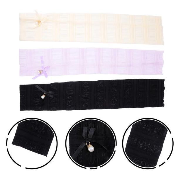 

elbow & knee pads 3 pairs summer cooling sleeves sun protection uv arm, Black;gray