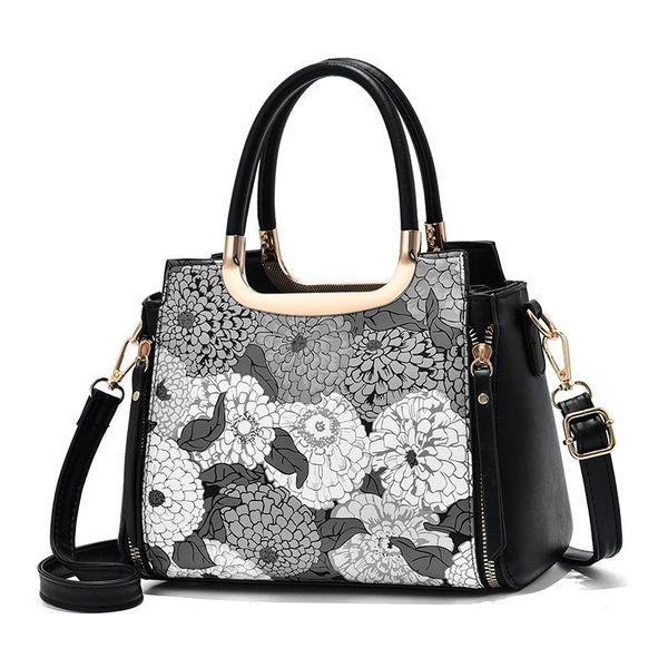 

evening bags luxury temperament women's handbag large capacity 2021 trendy fashion versatile print single shoulder cross mother bag