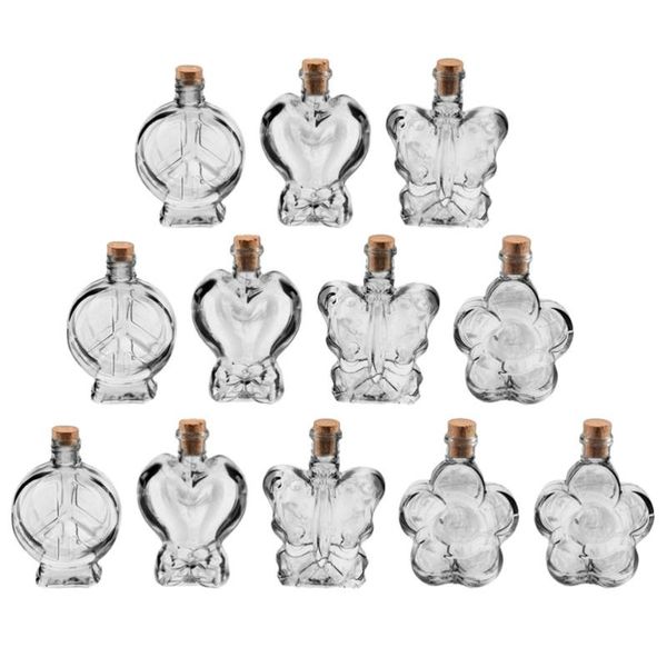 

storage bottles & jars 25pcs art crafts lovely with cork sers (mixed style)