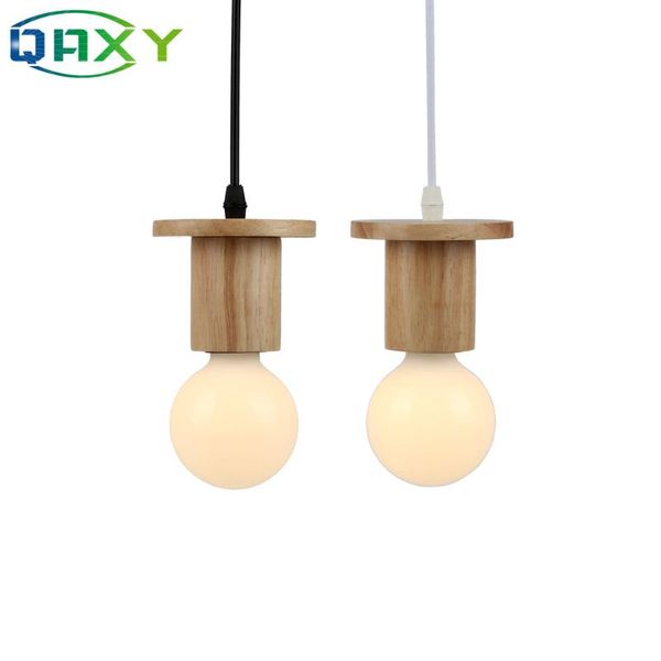 

pendant lamps 2021 cottage style simple wood lamp e27 children room bed light cafes clothes store lighting[d2505]