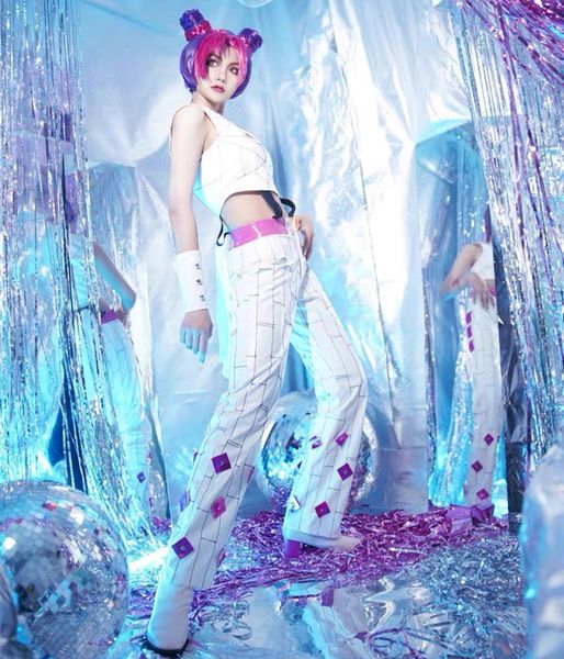 

jojo's bizarre adventure jolyne cujoh cosplay costume halloween, Black