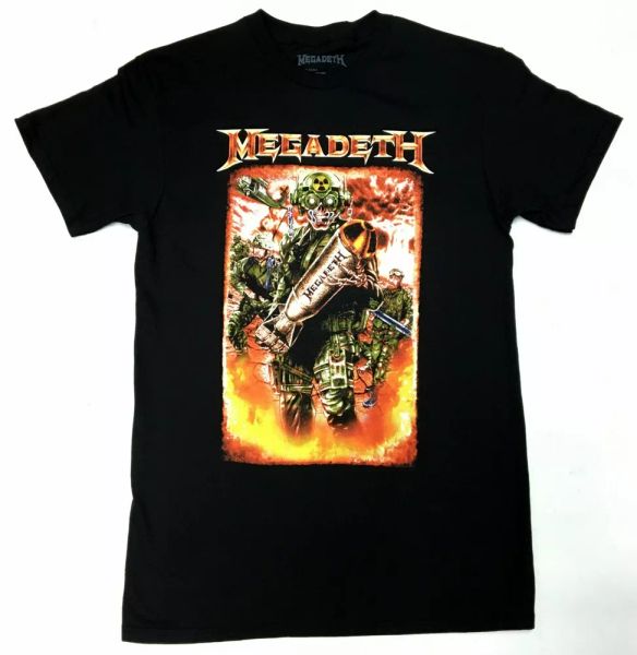 

megadeth t-shirt new authentic & official, White;black