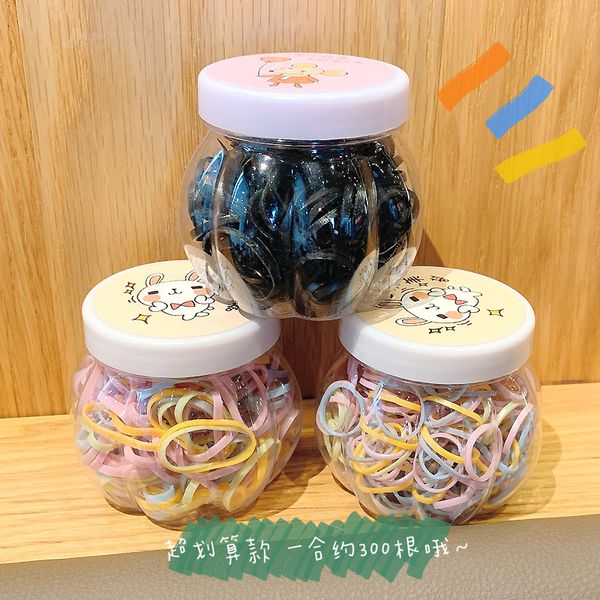 

headband does not hurt hair at one time, about 300 black thickened high elastic band hairband, Pink