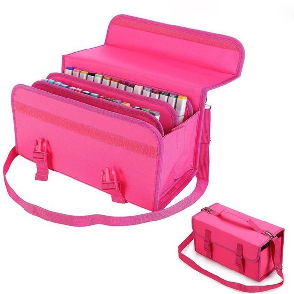 

pencil cases 120 holes marker case school big art pencilcase for girl boy cartridge box professional storage pen bag stationery