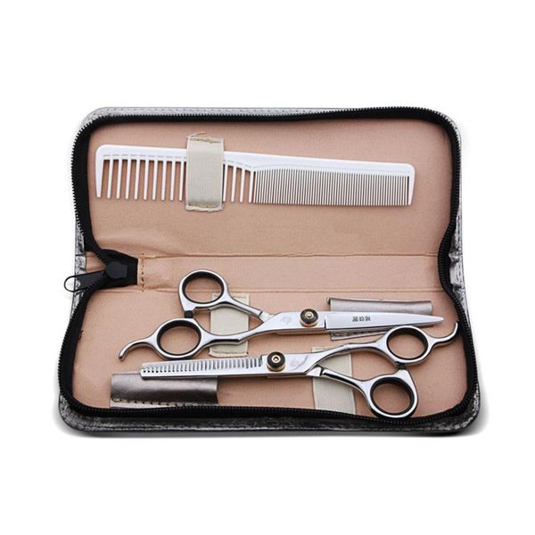 

hair scissors pro cutting set stainless steel comb kit thinning shears hairdressing barber accessories