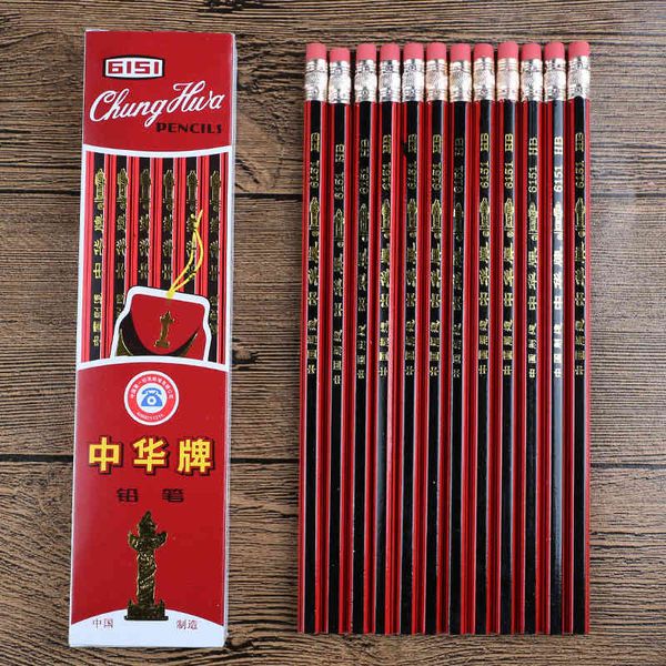 

pencils zhonghua pencil 12 pack zhonghua brand 6151hb student writing rubber pencil drawing pencil