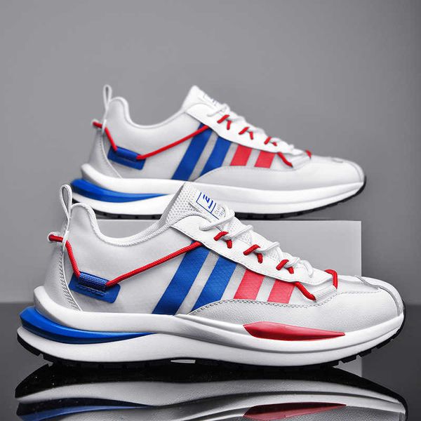 

summer breathable thin men's sports sho putian thick soled forrt gump color matching youth leisure running