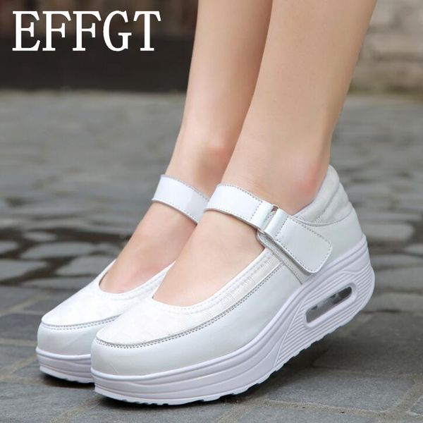 

dress shoes effgt 2021 spring and summer fashion han edition genuine leather women work single casual, Black