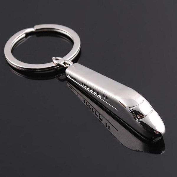 Keychains Creative Metal Metal de alta velocidade Tailfob Keyfob Trep Keyring Keychain Chain Chain Ring