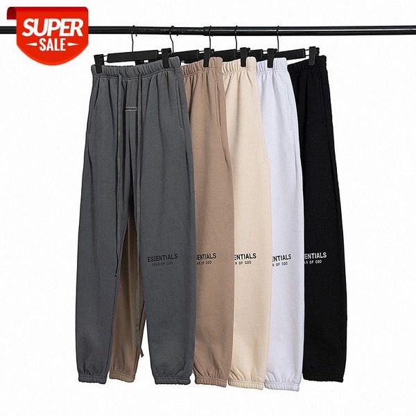 

eentials double line track pants street reflective letter #6377, Black