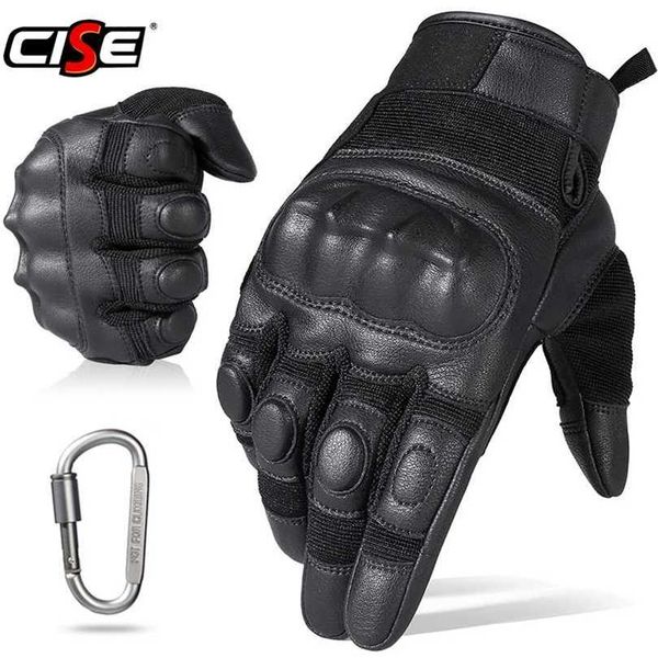 

touchsceen leather motorcycle full finger gloves black motorbike motocross moto riding racing enduro biker protective gear men 211124, Blue;gray