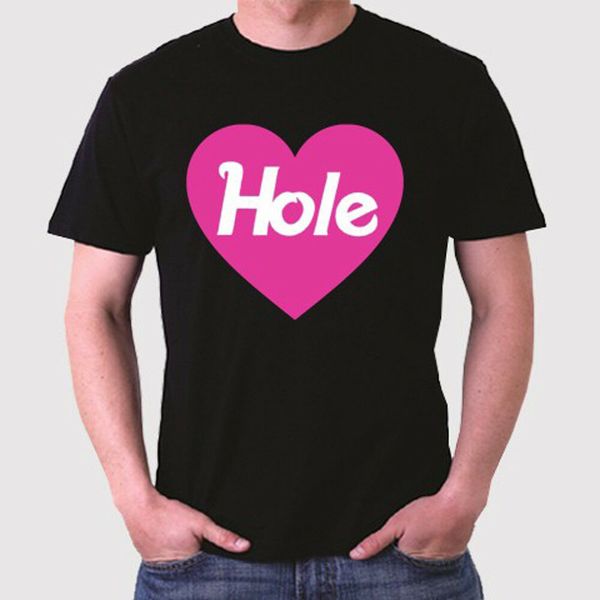 

new hole love logo men's black t-shirt size s to 3xl, White;black