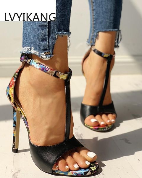 

dress shoes womens fashion summer exquisite 10cm high heels ladies increased stiletto super heel sandals zapatos de mujer pumps, Black