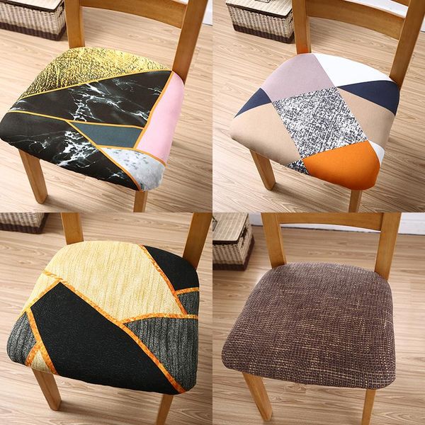 

chair covers elastic kitchen dining seat dustproof washable 1/2/4/6 pcs