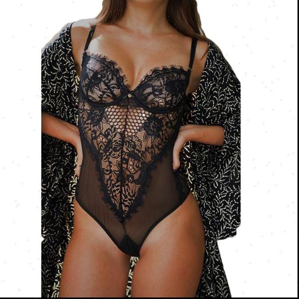 

bodysuit hollow out women jumpsuit black white lace casual backless v neck body one pieces jumpsuits rs80408