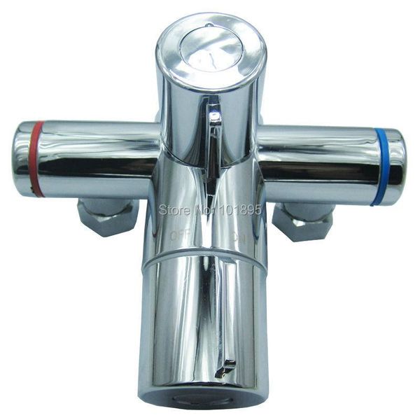 

model chrome finish abs material thermostatic faucet bathroom shower sets