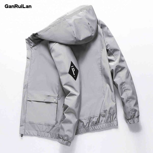 

jacket men waterproof hooded breathable asual jacket outwear windbreaker tourism mountain raincoat male clothing 210518, Black;brown