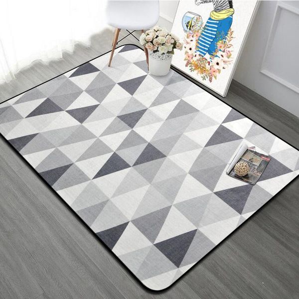 

carpets nordic grey white carpet 100x150cm thicken soft kids room play mat computer chair area rugs large for living bedroom