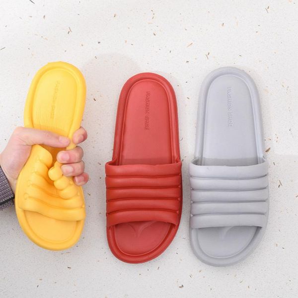 

slippers women men shoes summer bathroom slipper lovers indoor sandals fashion home non-slip floor flip flops, Black