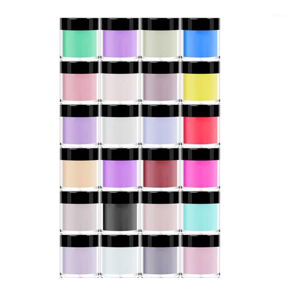 

colors acrylic powder set for nail art 3d diy tips decoration1