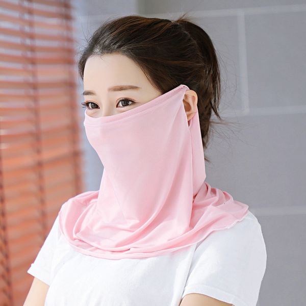 

neck summer protection sunscreen outdoor fashion sunshade breathable ice silk mask