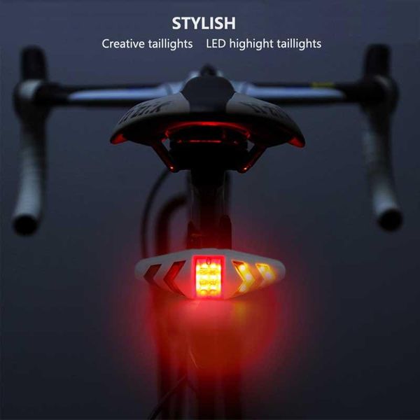 

bicycle rear light waterproof wireless bike turning led taillight with turn signal mode safety lights