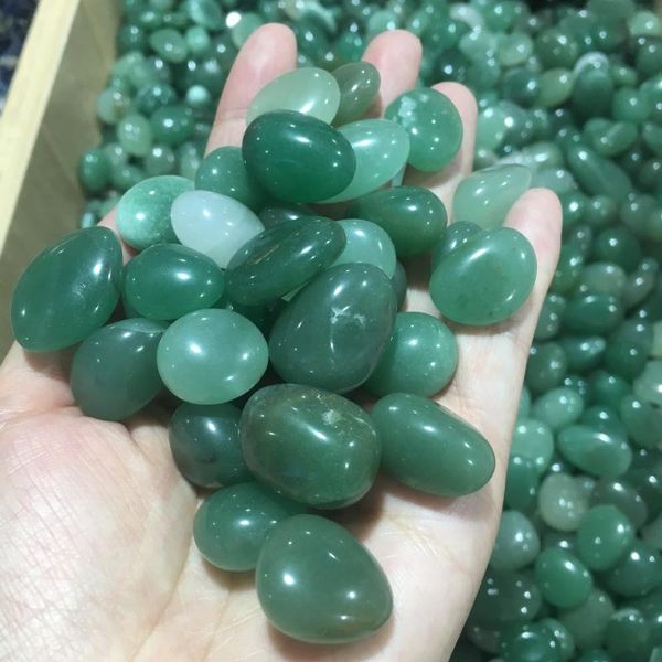 

decorative objects & figurines natural polished gemstone crystal pebble stones green aventurine bulk tumbled for reiki
