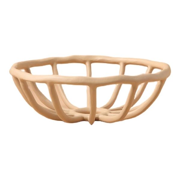 

kitchen storage & organization creative hollow fruit basket dessert organizer plate bread serving tray