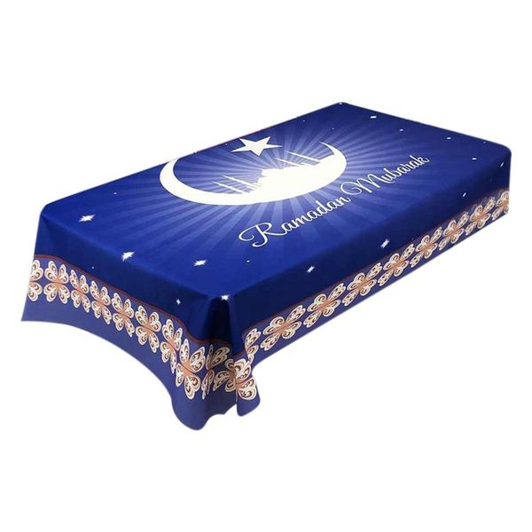 

eid mubarak ramadan muslim waterproof dining table cloth cover room decor