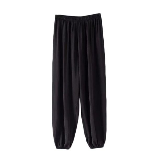 

women high waist mom jeans wide leg loose thin ice silk sunscreen pants woman's women's, Blue