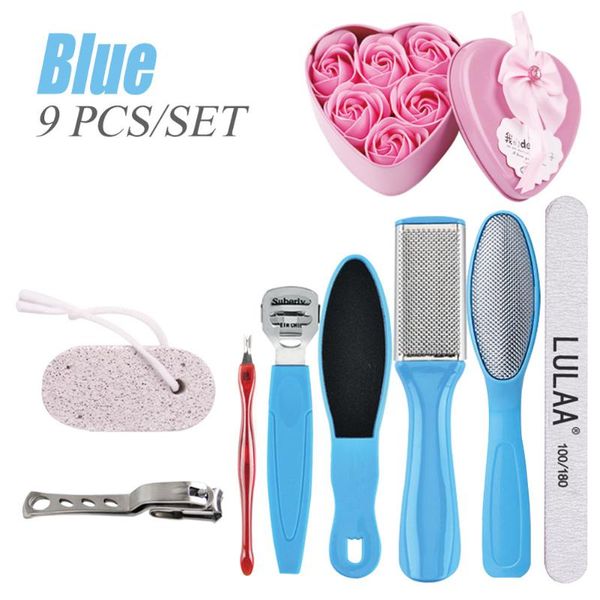 

nail art kits foot care dead hard skin callus remover pedicure rasp exfoliation file manicure tool set feet kit