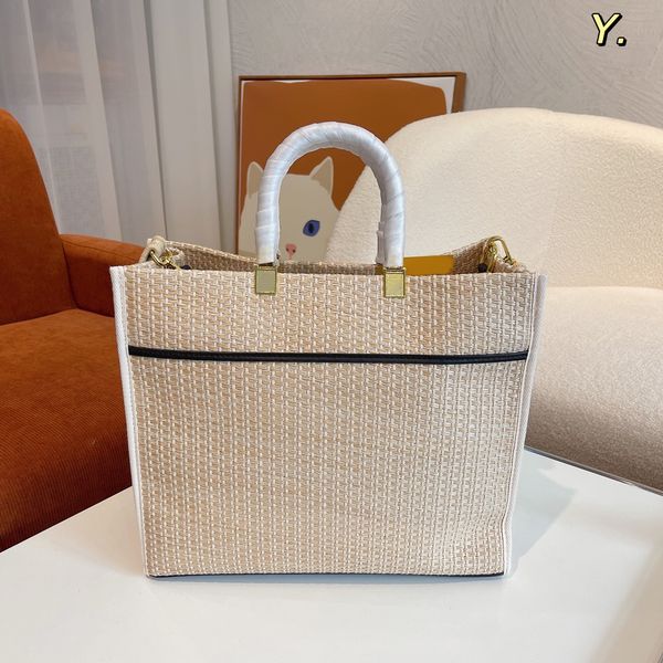 

2022 spring and summer new straw bag tote bag