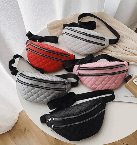 

waist bags 2021 casual women pu fanny packs fashion female belt bag